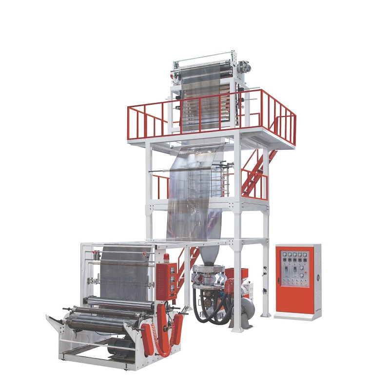 Máquina sopladora de film por coextrusión de tres capas